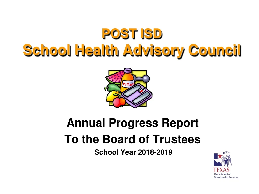 post isd school health advisory council