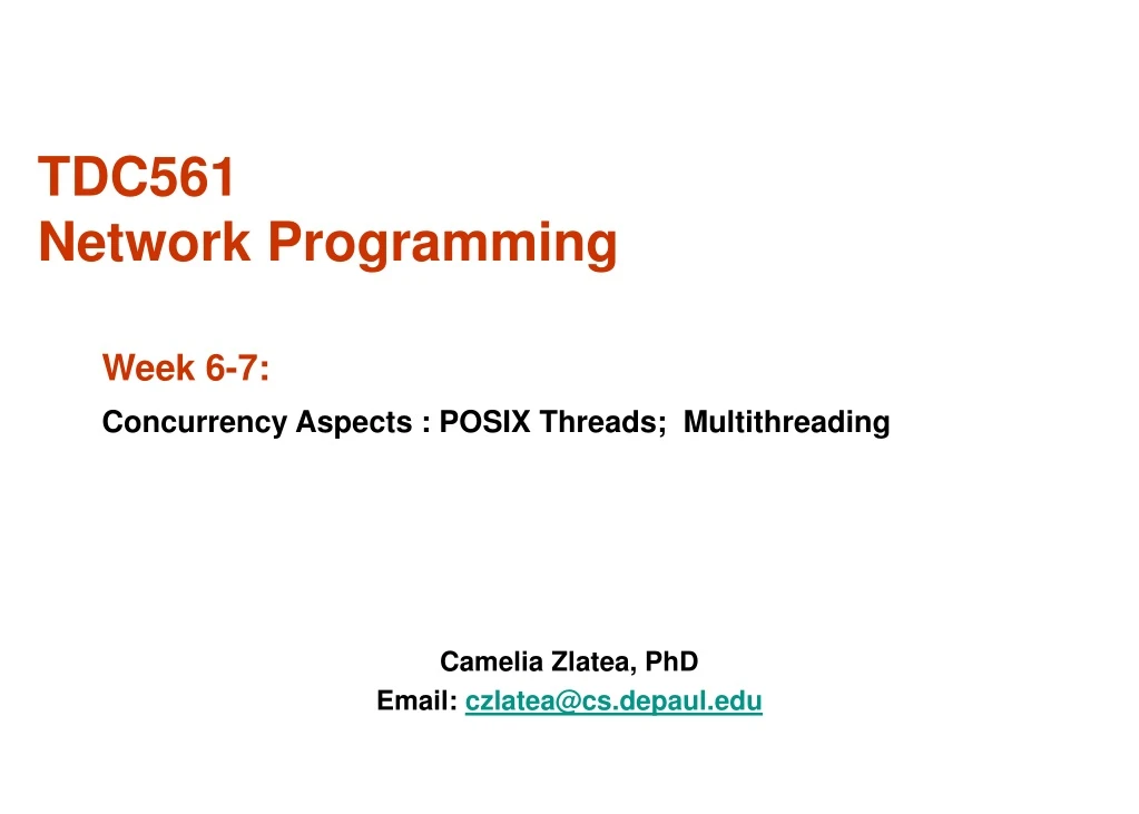 tdc561 network programming