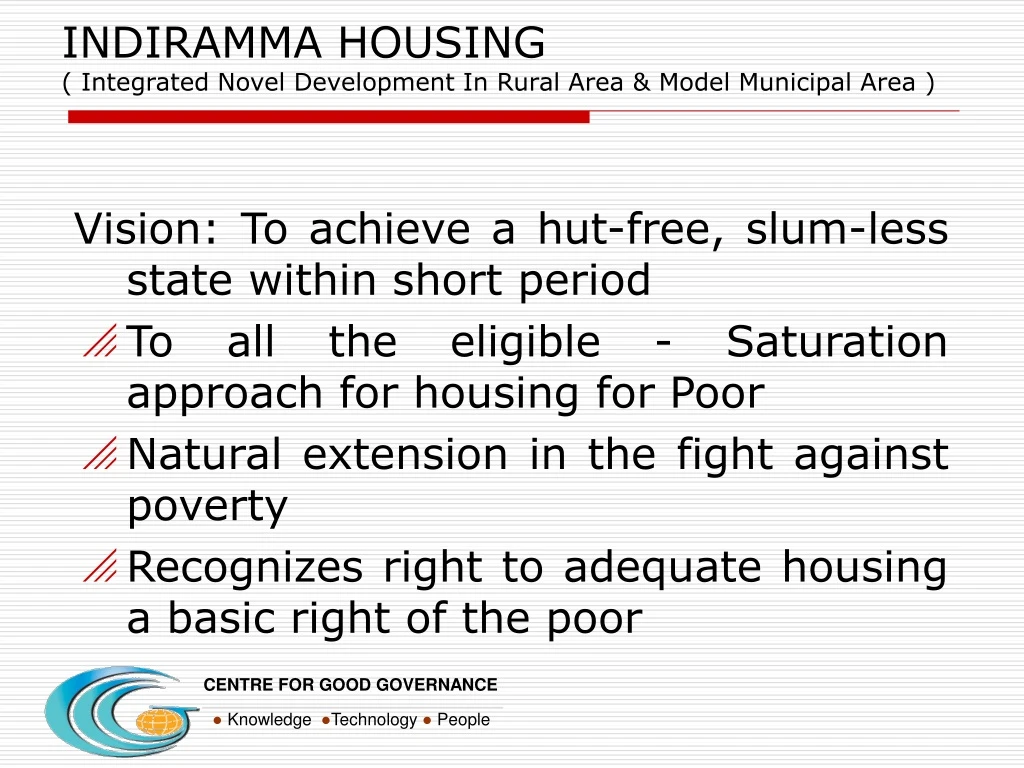 indiramma housing integrated novel development in rural area model municipal area