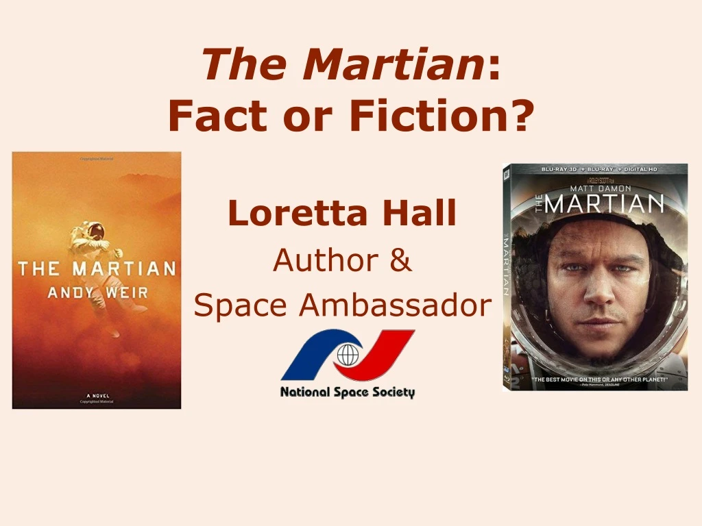 the martian fact or fiction