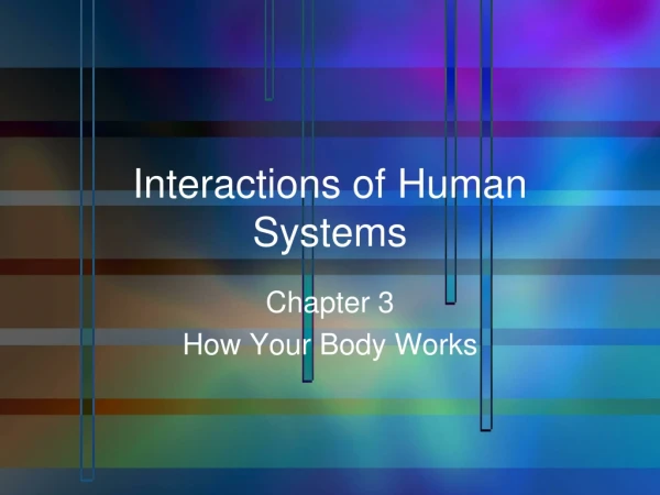 Interactions of Human Systems