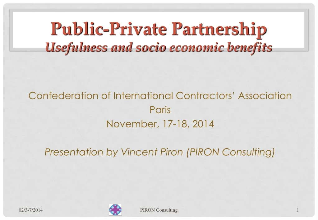 public private partnership usefulness and socio