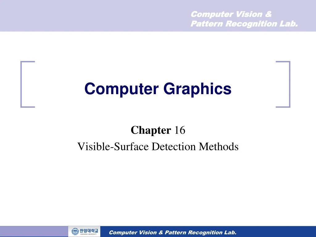 computer graphics