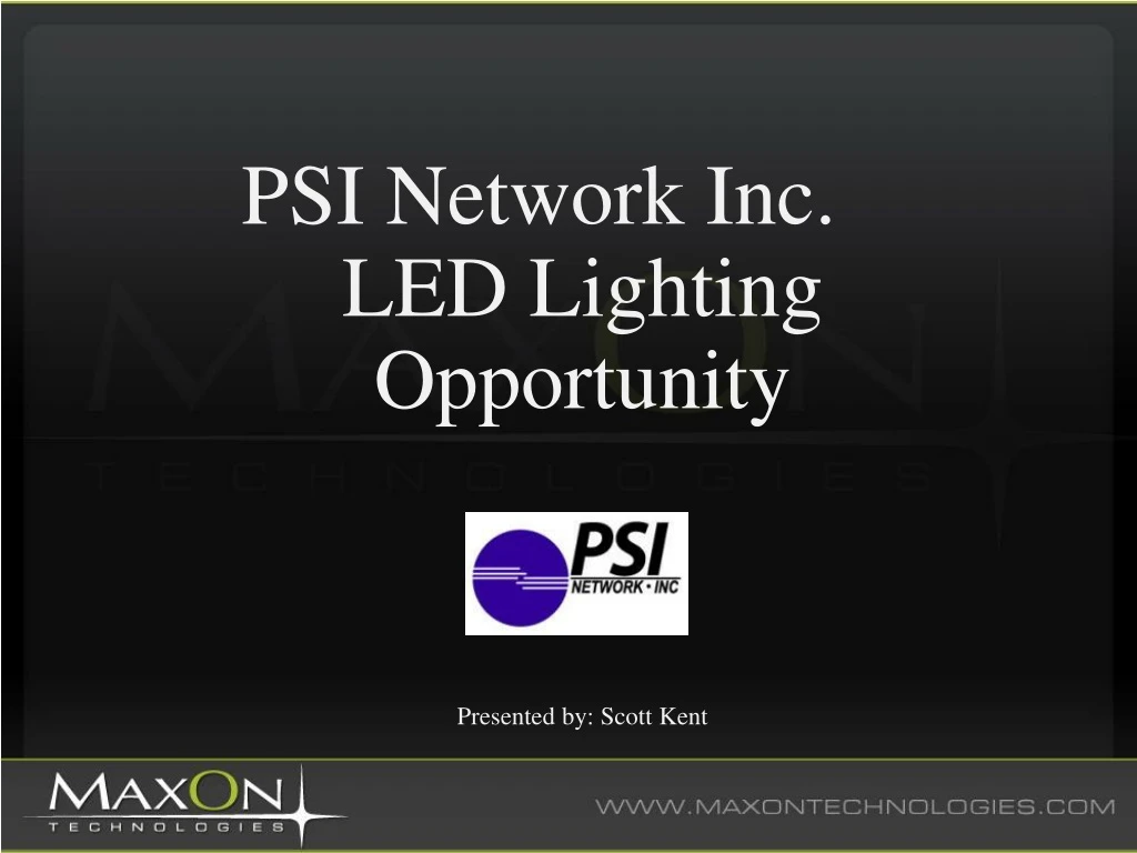 psi network inc led lighting opportunity