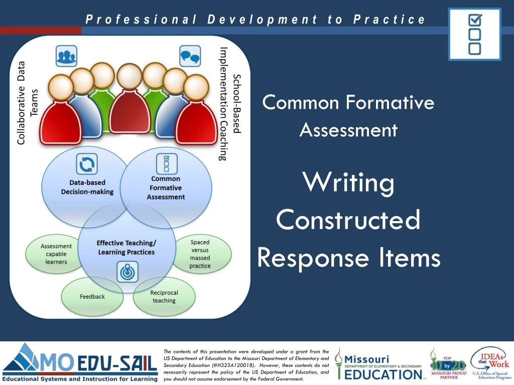 writing constructed response items