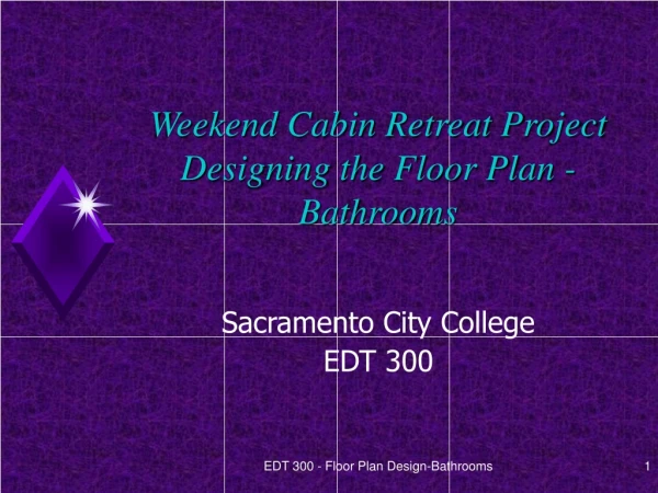 Weekend Cabin Retreat Project Designing the Floor Plan - Bathrooms