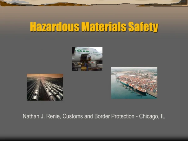 Hazardous Materials Safety