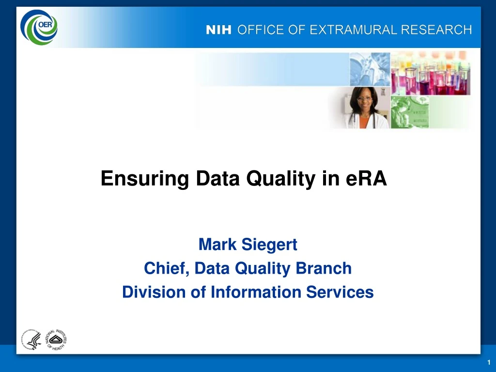 ensuring data quality in era