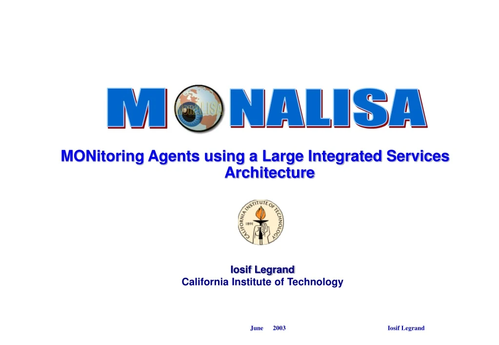 monitoring agents using a large integrated