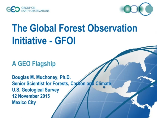 Global Forest Observations Initiative (GFOI)