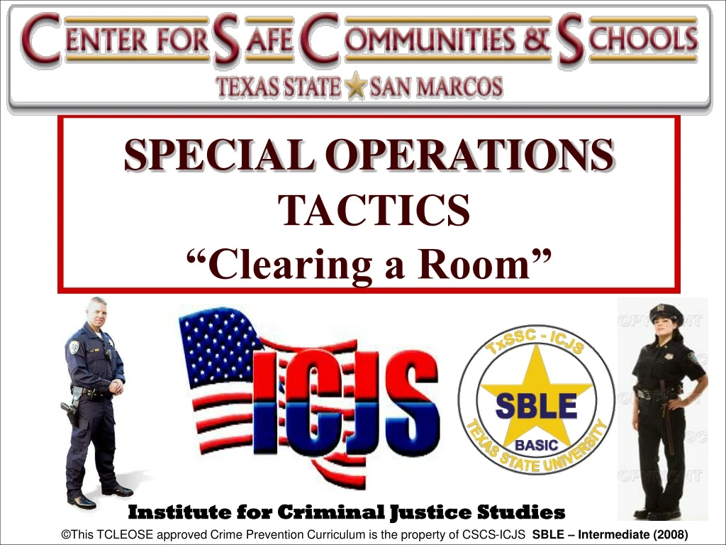 institute for criminal justice studies