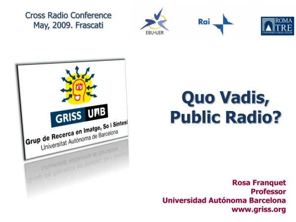 Quo Vadis, Public Radio?