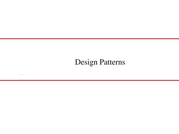 Design Patterns