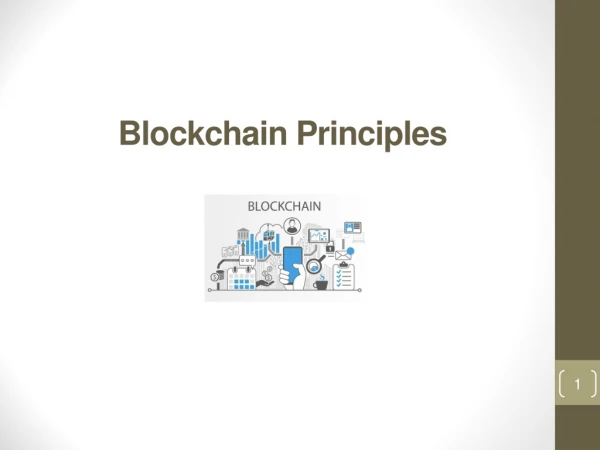 Blockchain  Principles