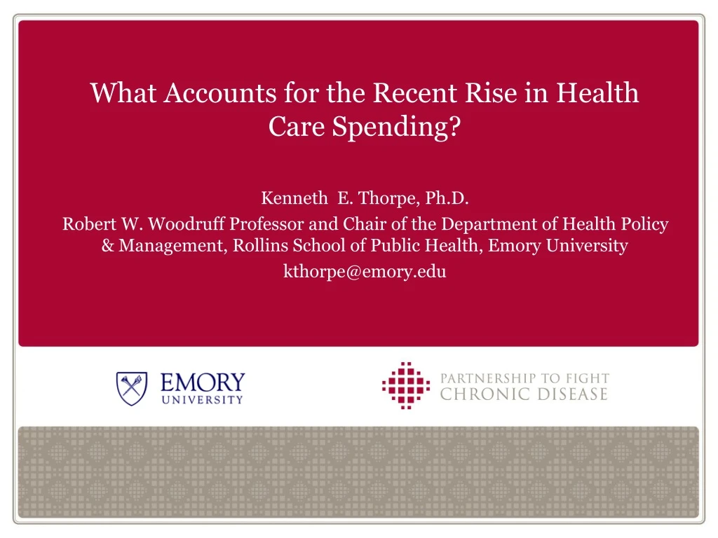 what accounts for the recent rise in health care