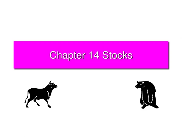 Chapter 14 Stocks
