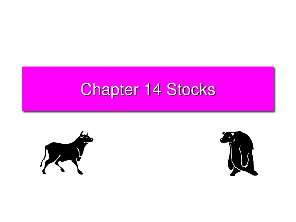 chapter 14 stocks