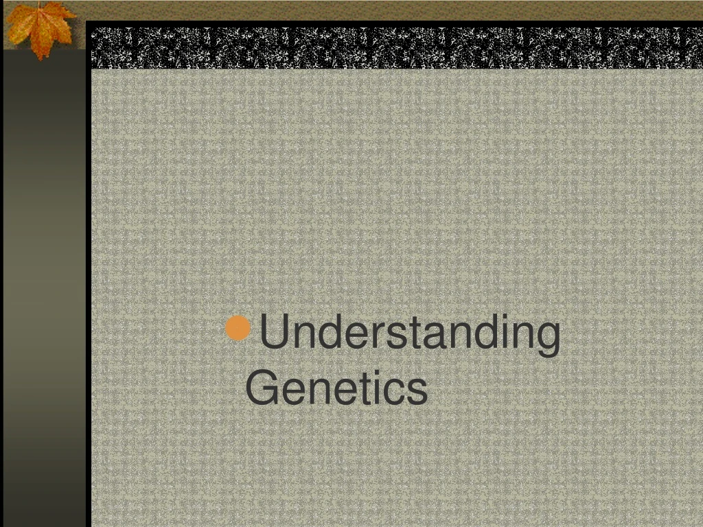 understanding genetics