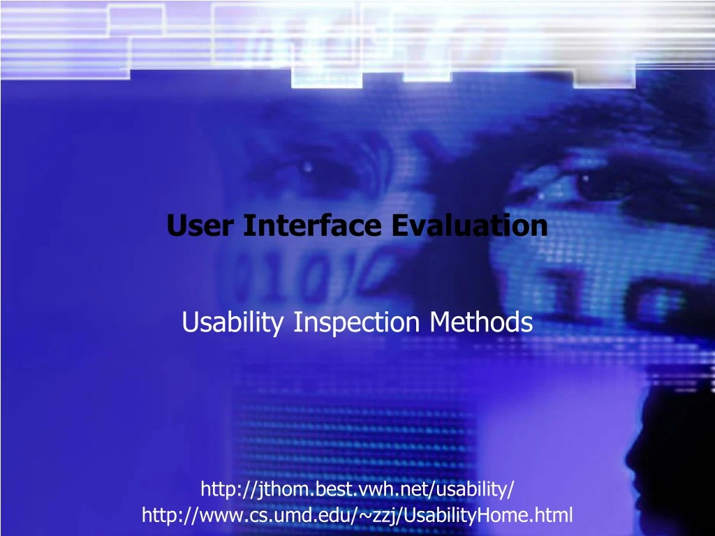 user interface evaluation