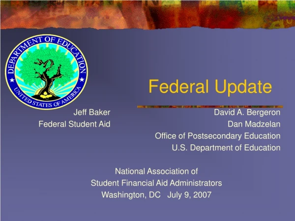 Federal Update