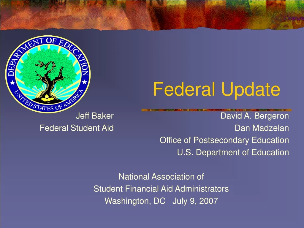 federal update