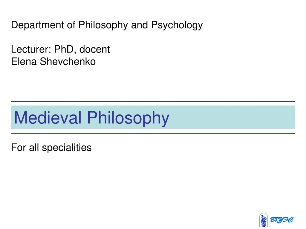 department of philosophy and psychology lecturer