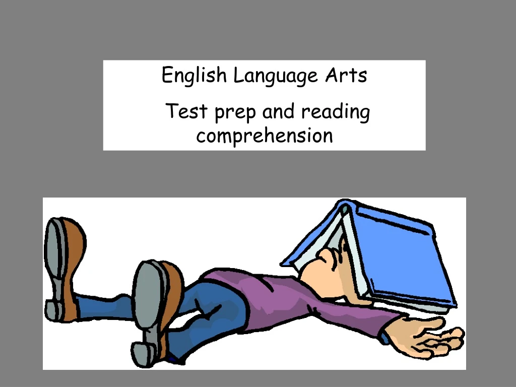 english language arts test prep and reading