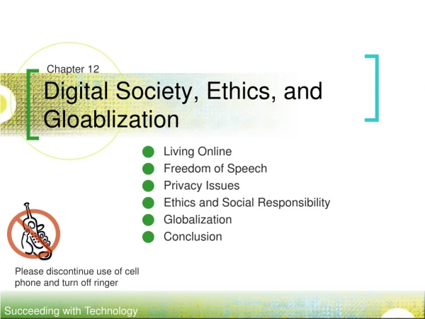 Digital Society, Ethics, and Gloablization