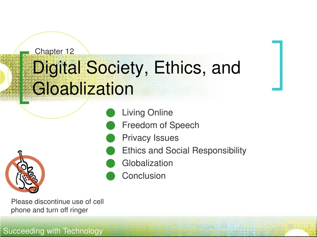 digital society ethics and gloablization