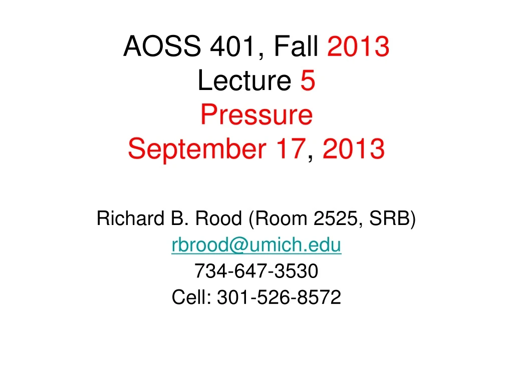 aoss 401 fall 2013 lecture 5 pressure september 17 2013