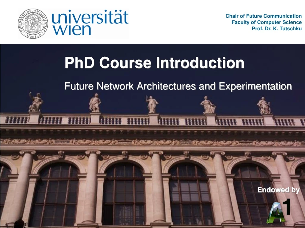 phd course introduction