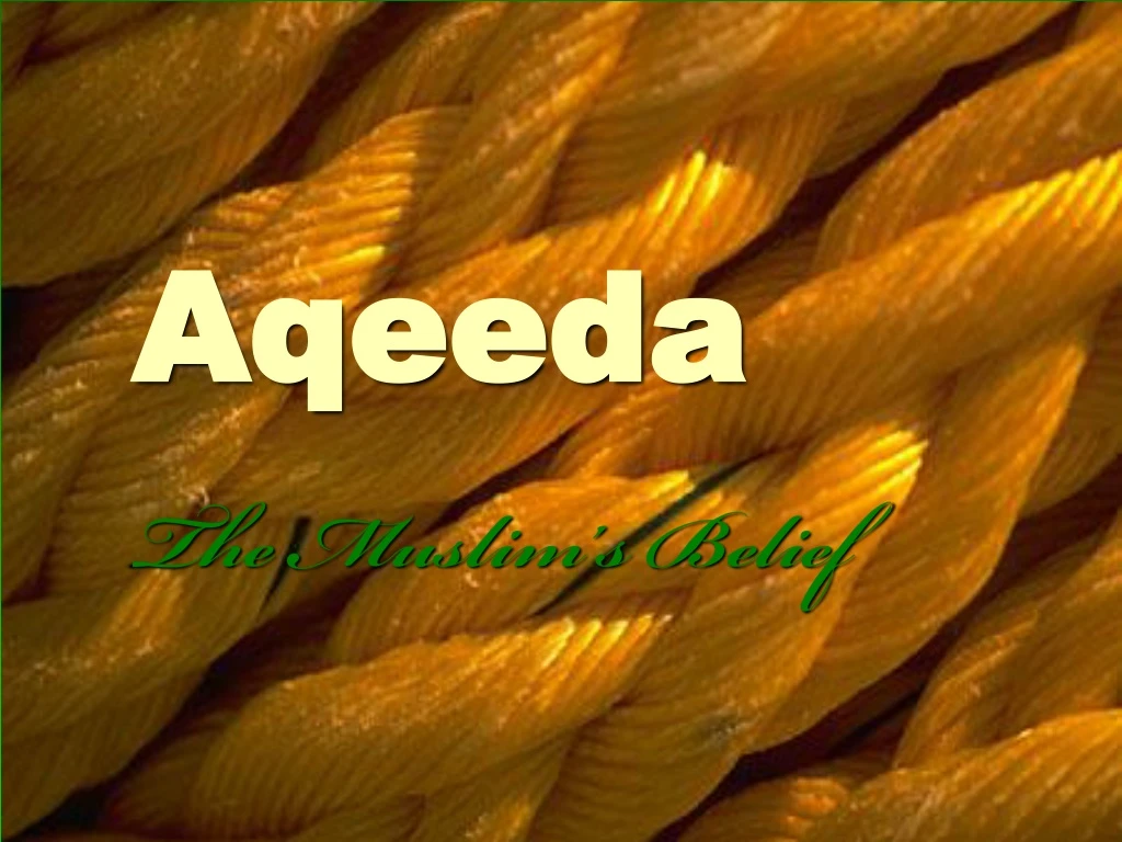 aqeeda