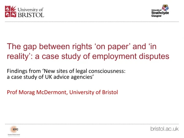The gap between rights ‘on paper’ and ‘in reality’: a case study of employment disputes