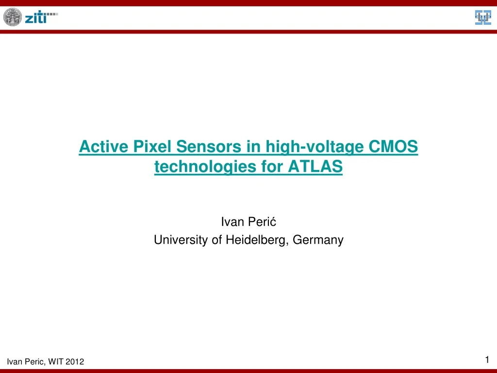 active pixel sensors in high voltage cmos technologies for atlas