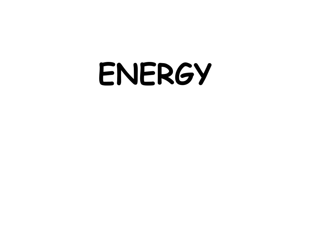 energy