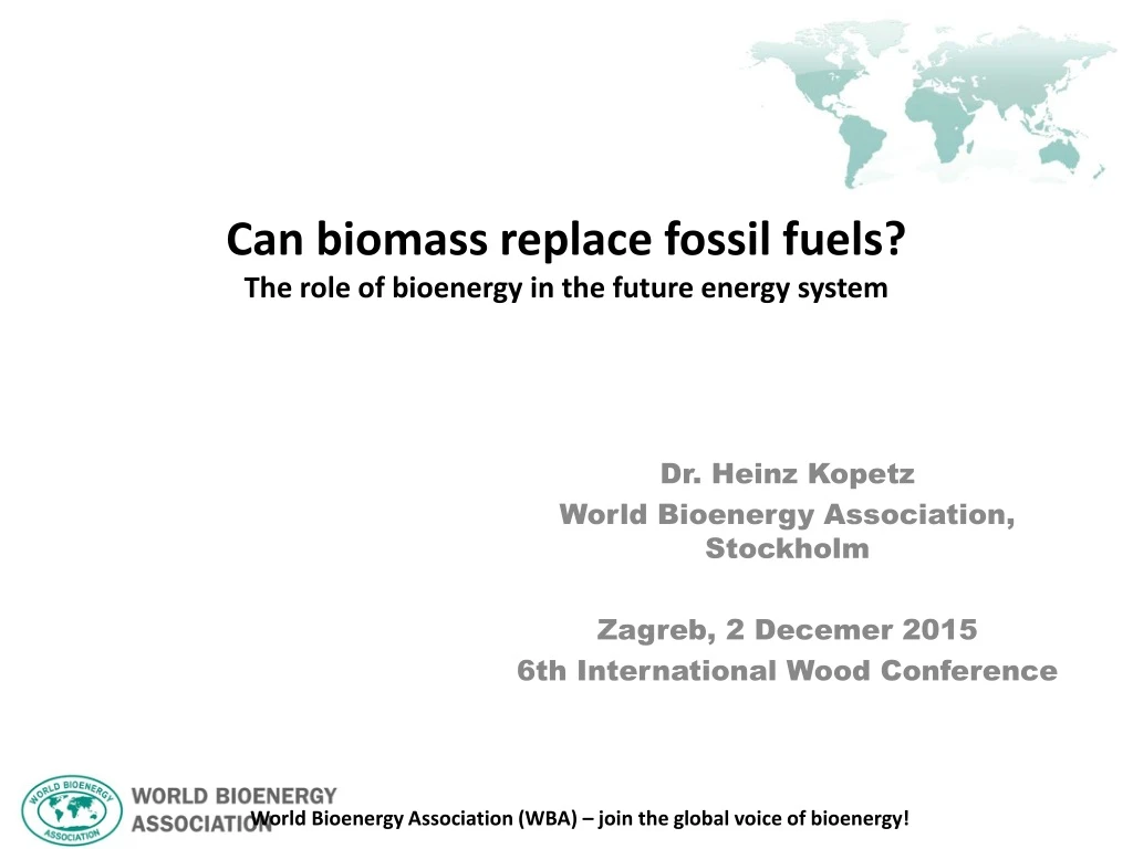 can biomass replace fossil fuels the role of bioenergy in the future energy system