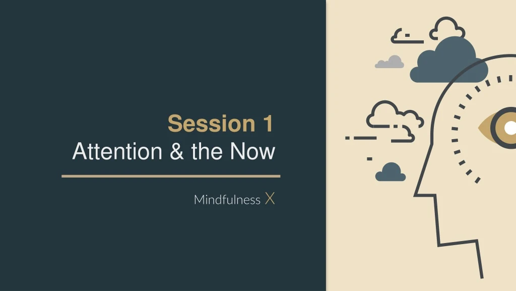 session 1 attention the now