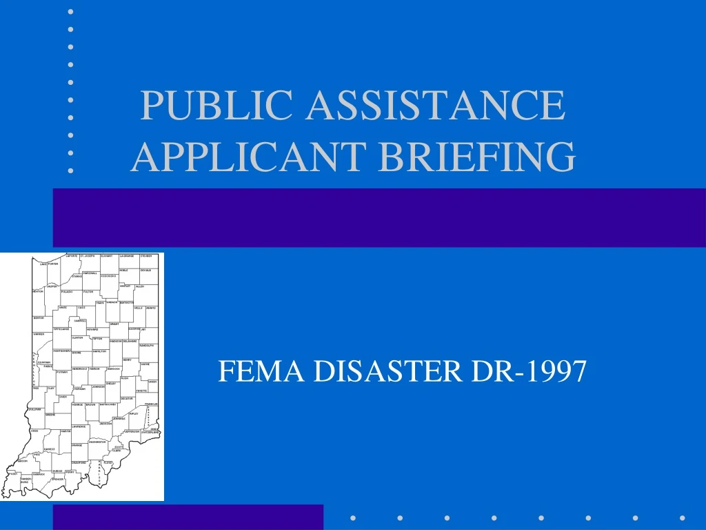 public assistance applicant briefing