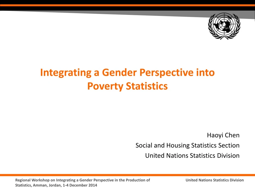 integrating a gender perspective into poverty