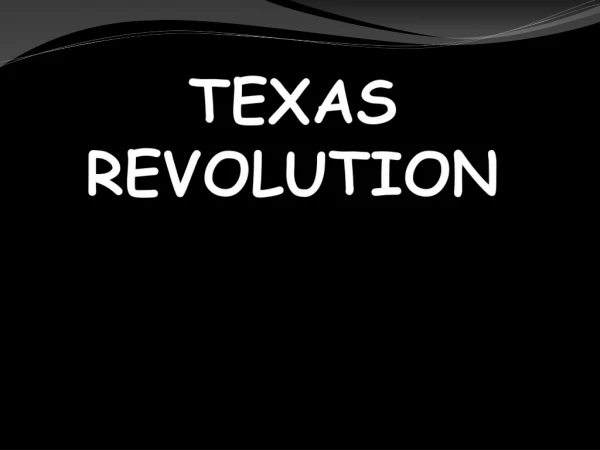 TEXAS REVOLUTION