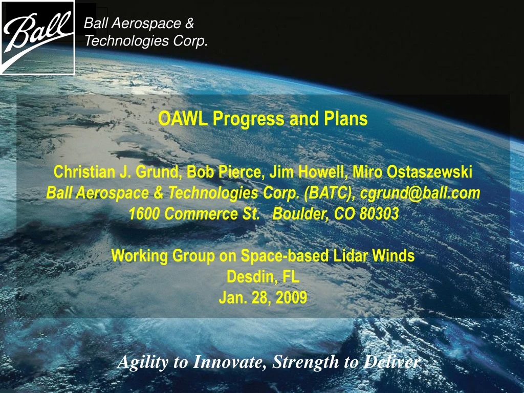 ball aerospace technologies corp