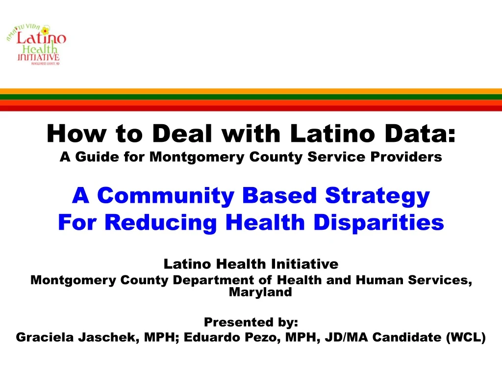 how to deal with latino data a guide