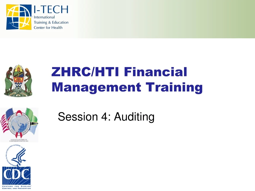 zhrc hti financial management training