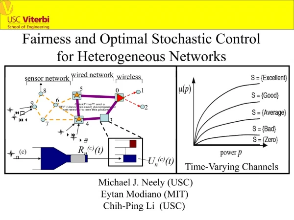 Fairness and Optimal Stochastic Control for Heterogeneous Networks