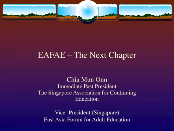EAFAE – The Next Chapter