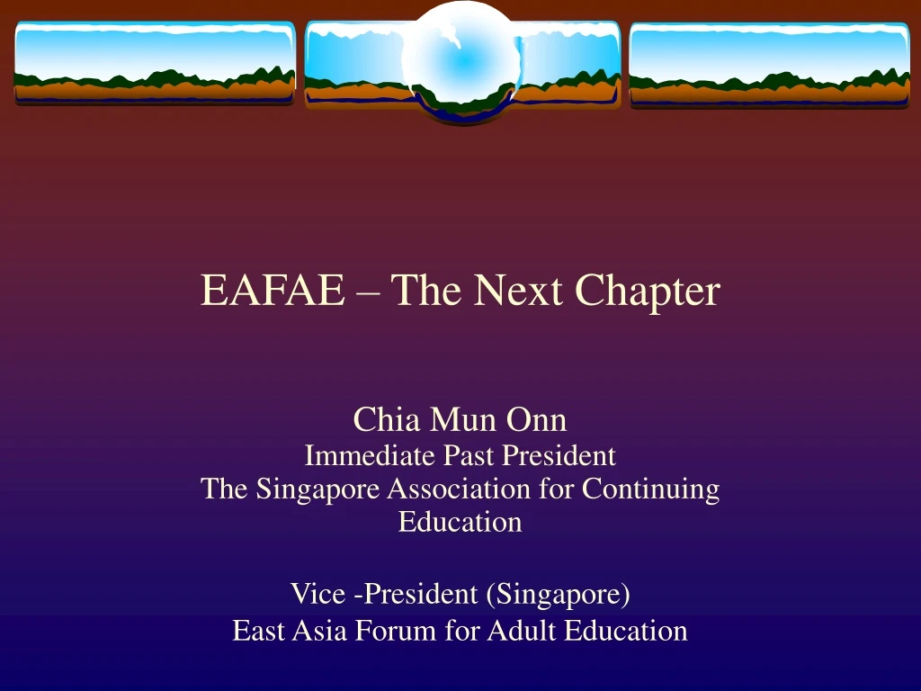 eafae the next chapter