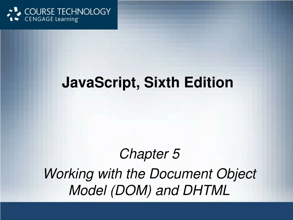 javascript sixth edition