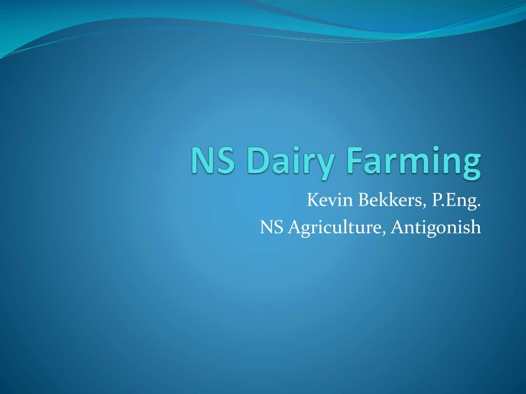 ns dairy farming