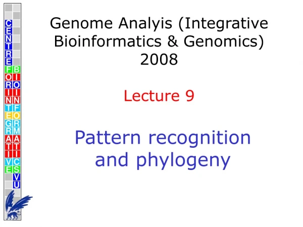 Pattern recognition  and phylogeny