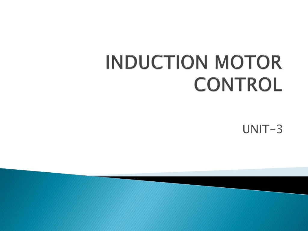 induction motor control